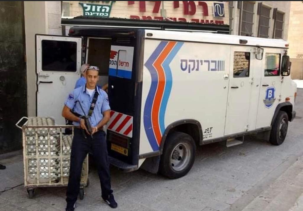 Meme with Eggs next to Brinks truck in Israel during corona egg shortage